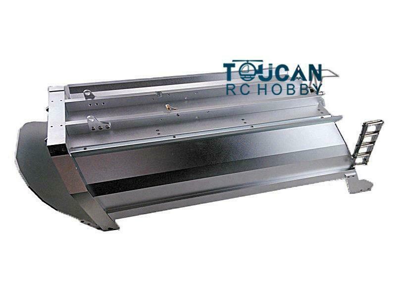 1/14 TOUCANRC 49CM Metal Bucket Hopper For Tamiya RC Dumper Tipper Trailer Truck