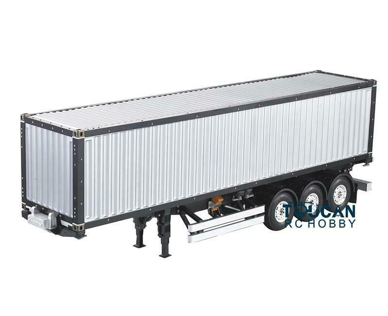 TOUCANRC 1/14 Painted RC 40ft Chassis Container for Semi Truck Tractor Trailer