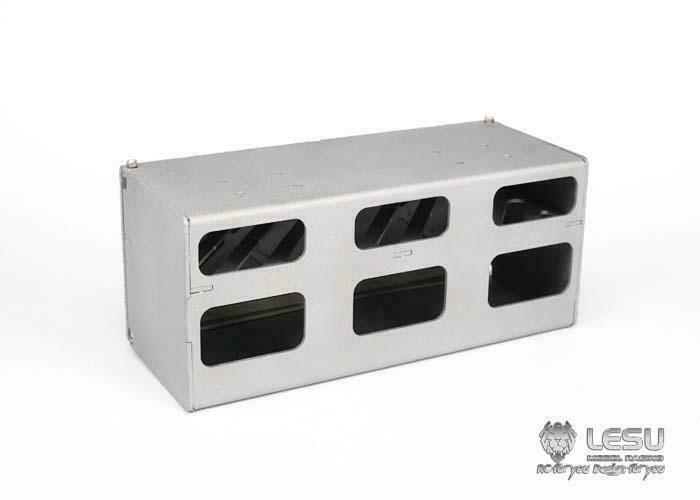 LESU Spare Part Metal Tool Box for 1/14 Radio Controlled Tractor Truck DIY Model