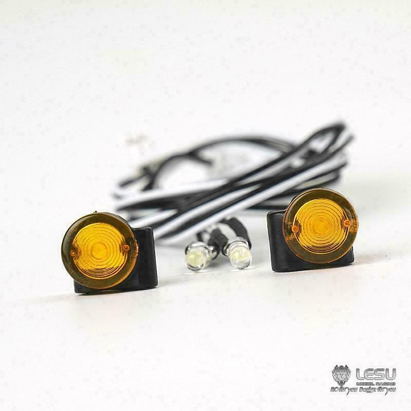 LESU 1:14 Side Marker LED Light Part for TAMIYA RC Truck Lorry Vehicle Model