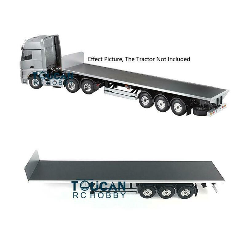 TOUCANRC 1/14 Chassis Flatbed Semi Trailer for RC Tamiya