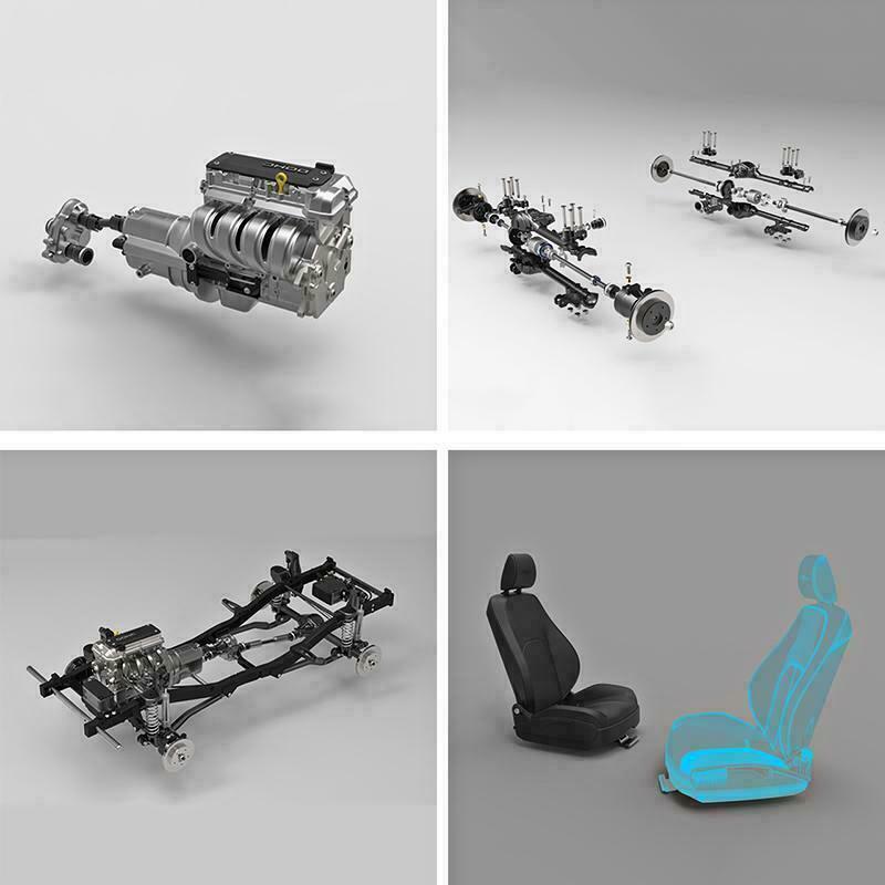 Capo 1/6 Maßstab RC Schnell! Racing Crawler Car CD15828 SIXER1 KIT Modell 533MM