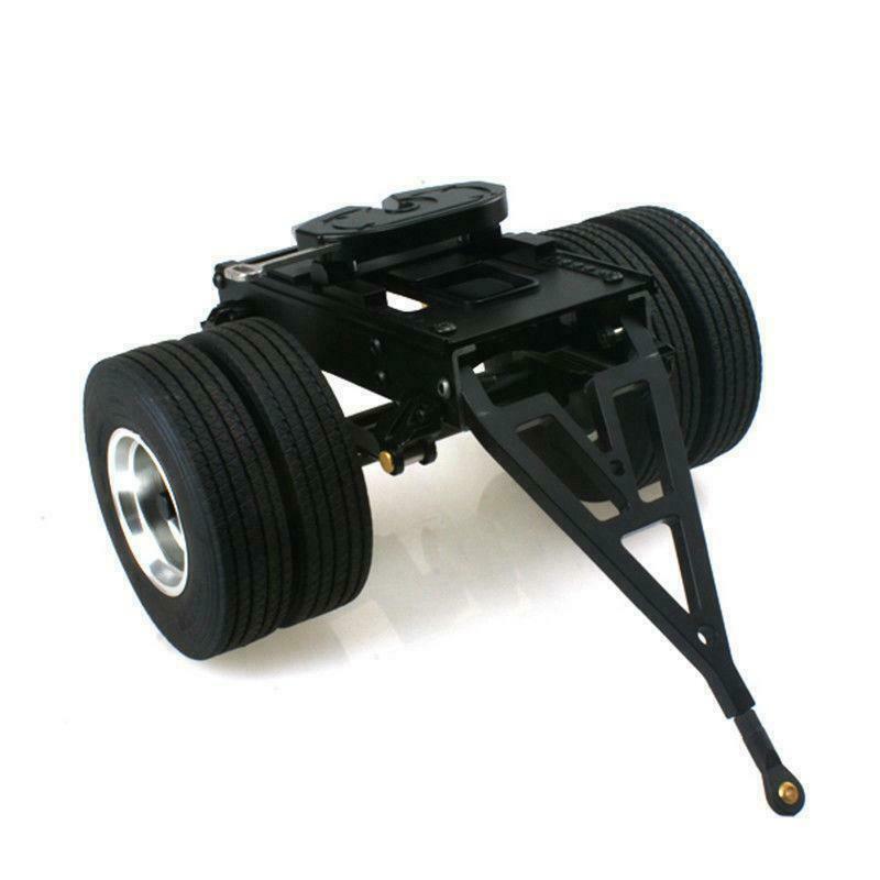 LESU Metal Trailer 25.5*18.2*14CM for 1/14 RC TAMIYA Tractor Truck Car DIY Model