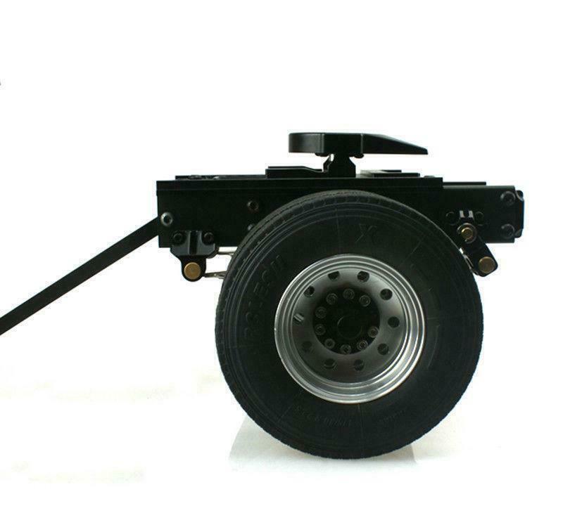 LESU Metal Trailer 25.5*18.2*14CM for 1/14 RC TAMIYA Tractor Truck Car DIY Model