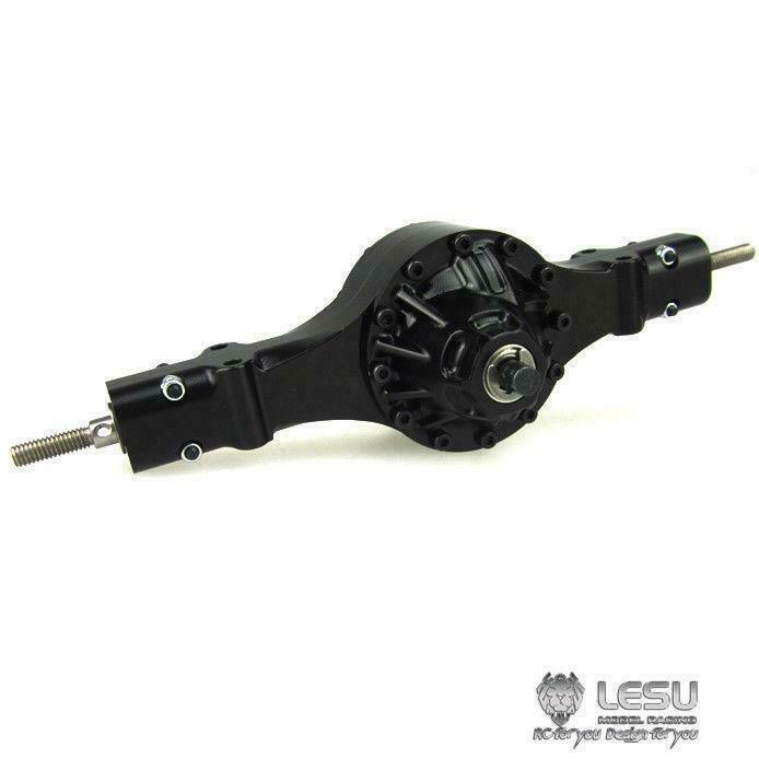 LESU Metal Differential Speed Rear Axle for 1/14 RC Tractor Truck 1:3.1 Ratio