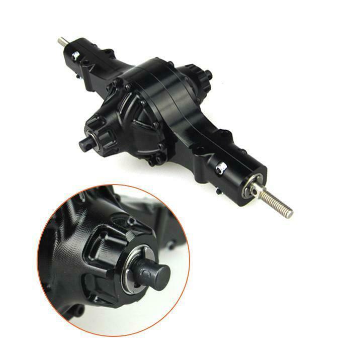 LESU 1/14 Differential Lock Power Rear Axle for Tamiye RC Tractor Truck Q-9022
