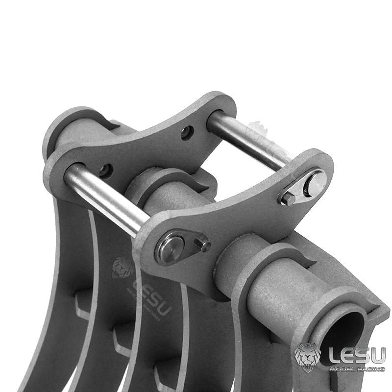 DIY LESU Metal Scraper Rake Bucket 1:14 RC Hydraulic Wheeled Tracked Excavator