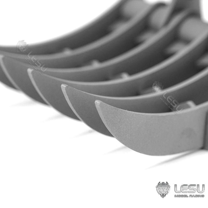 DIY LESU Metal Scraper Rake Bucket 1:14 RC Hydraulic Wheeled Tracked Excavator