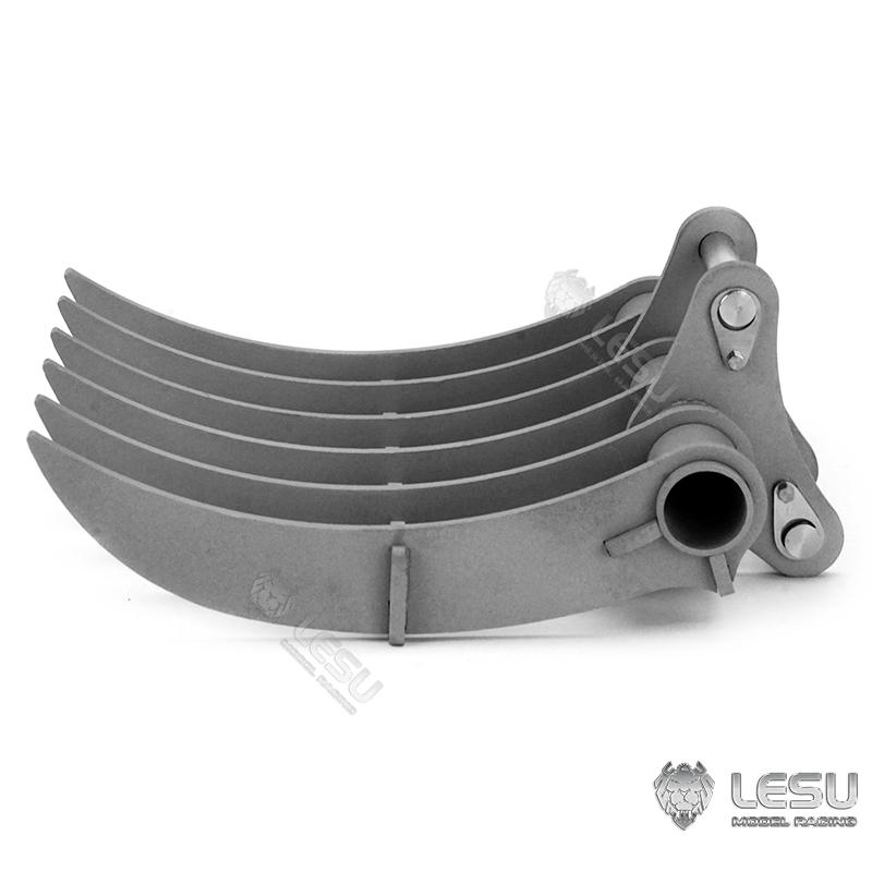 DIY LESU Metal Scraper Rake Bucket 1:14 RC Hydraulic Wheeled Tracked Excavator