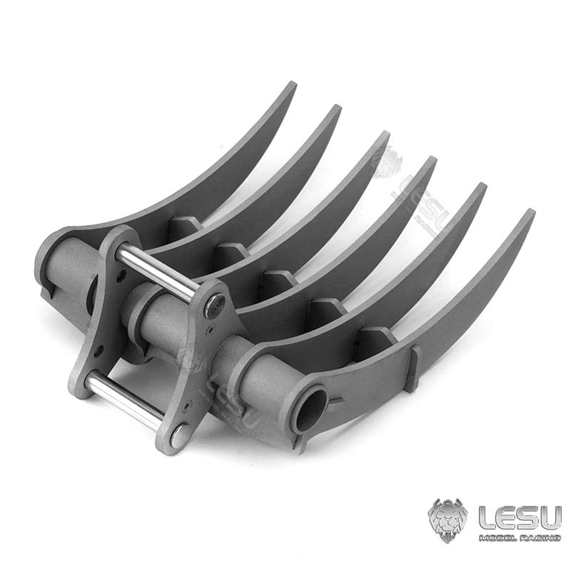 DIY LESU Metal Scraper Rake Bucket 1:14 RC Hydraulic Wheeled Tracked Excavator