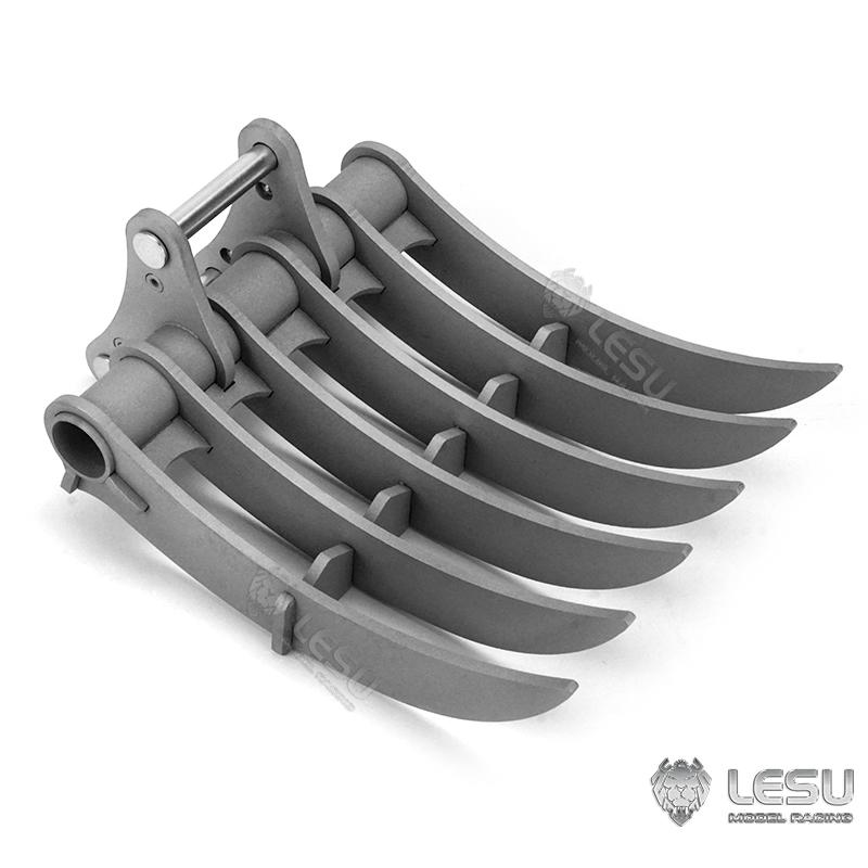DIY LESU Metal Scraper Rake Bucket 1:14 RC Hydraulic Wheeled Tracked Excavator