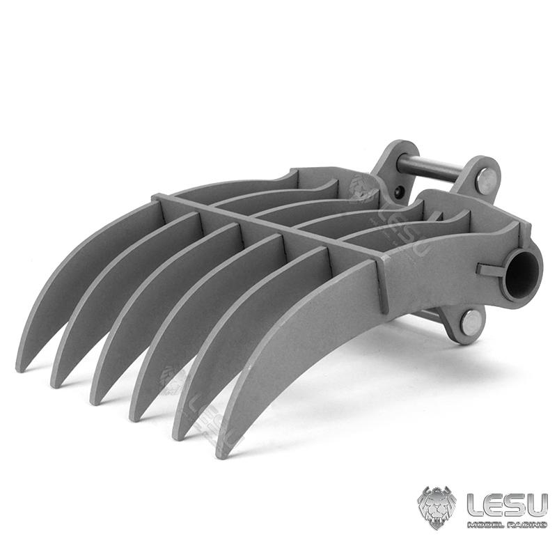 DIY LESU Metal Scraper Rake Bucket 1:14 RC Hydraulic Wheeled Tracked Excavator