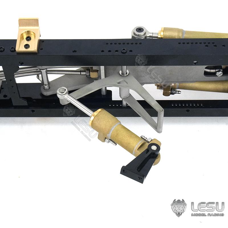 1/14 Scale LESU Metal Hydraulic Lifting Mechanism 8*8 Dumper RC Truck Tipper