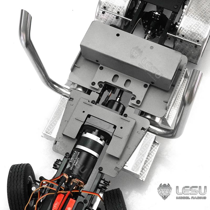 1/14 LESU 6*6 Metal Chassis W/ Servo Motor for Tamiya RC