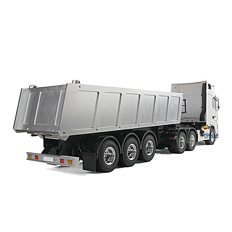 TOUCANRC RC 1/14 6*4 Tractor Truck With 3-Axles Metal Dump Trailer KIT DIY Model