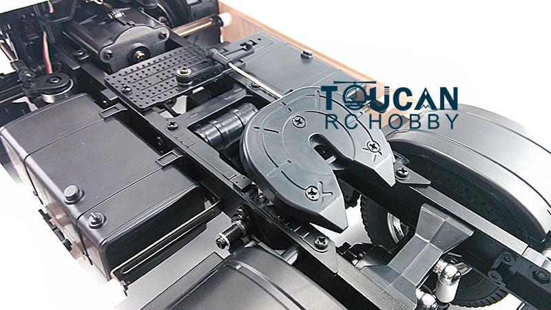1/14 Touncanrc 2 Axles Low Top RC Tractor Truck Car Assembled Model Servo Motor