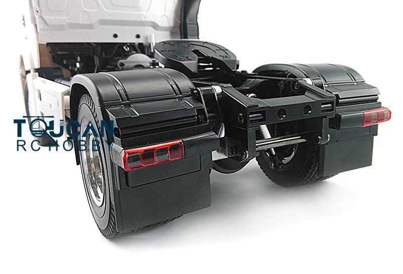 1/14 Touncanrc 2 Axles Low Top RC Tractor Truck Car Assembled Model Servo Motor