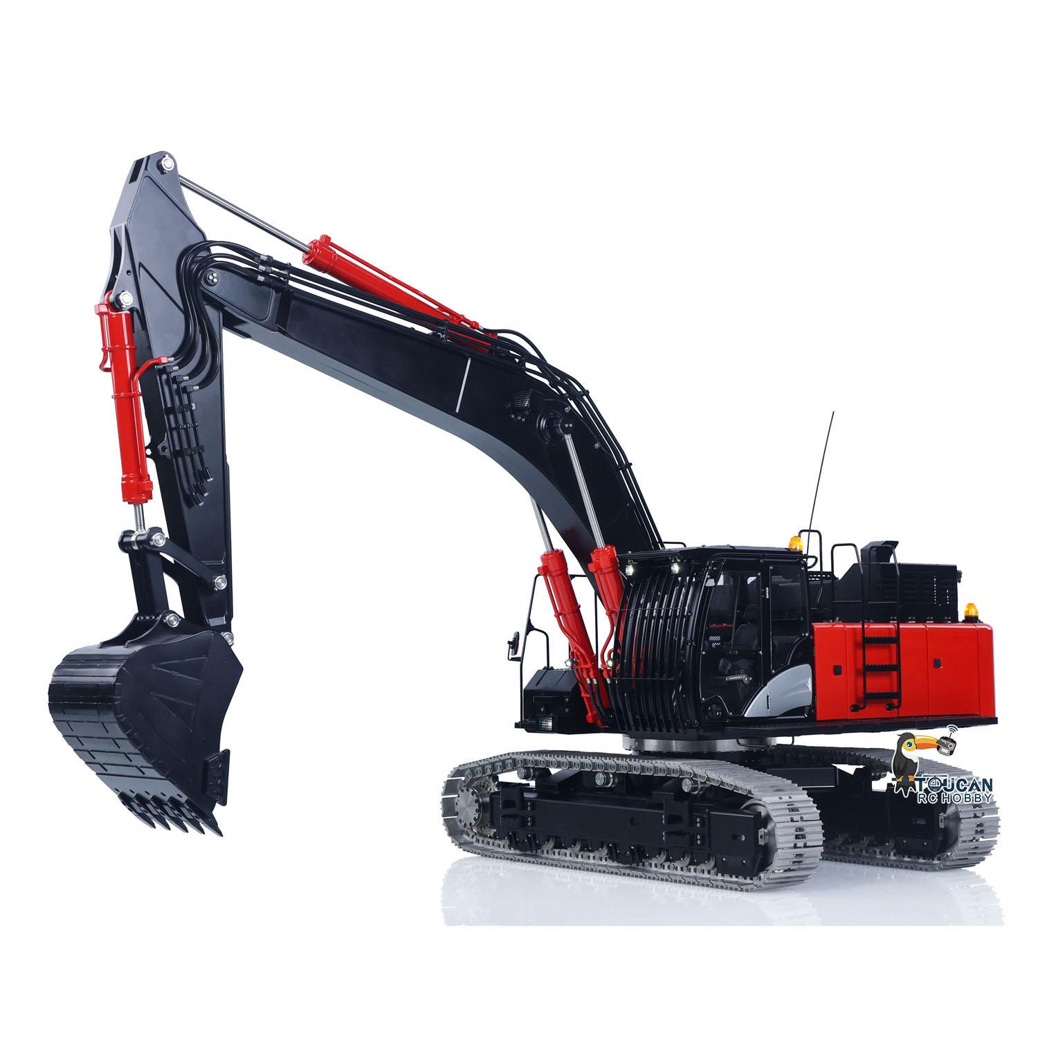 LESU 1/14 Remote Control Hydraulic Excavator Aoue ZX490 RTR CNC Metal RC Digger