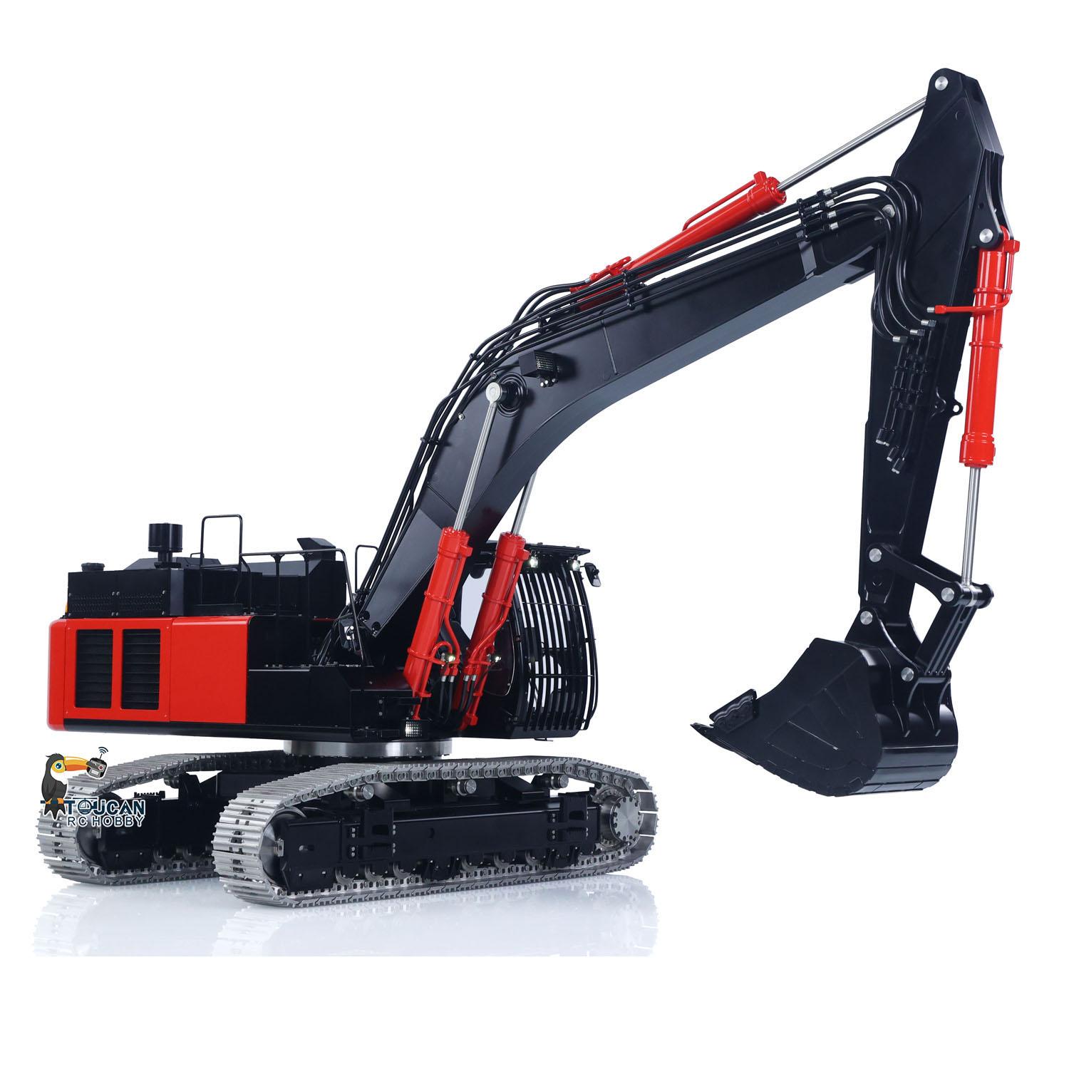 LESU 1/14 Remote Control Hydraulic Excavator Aoue ZX490 RTR CNC Metal RC Digger