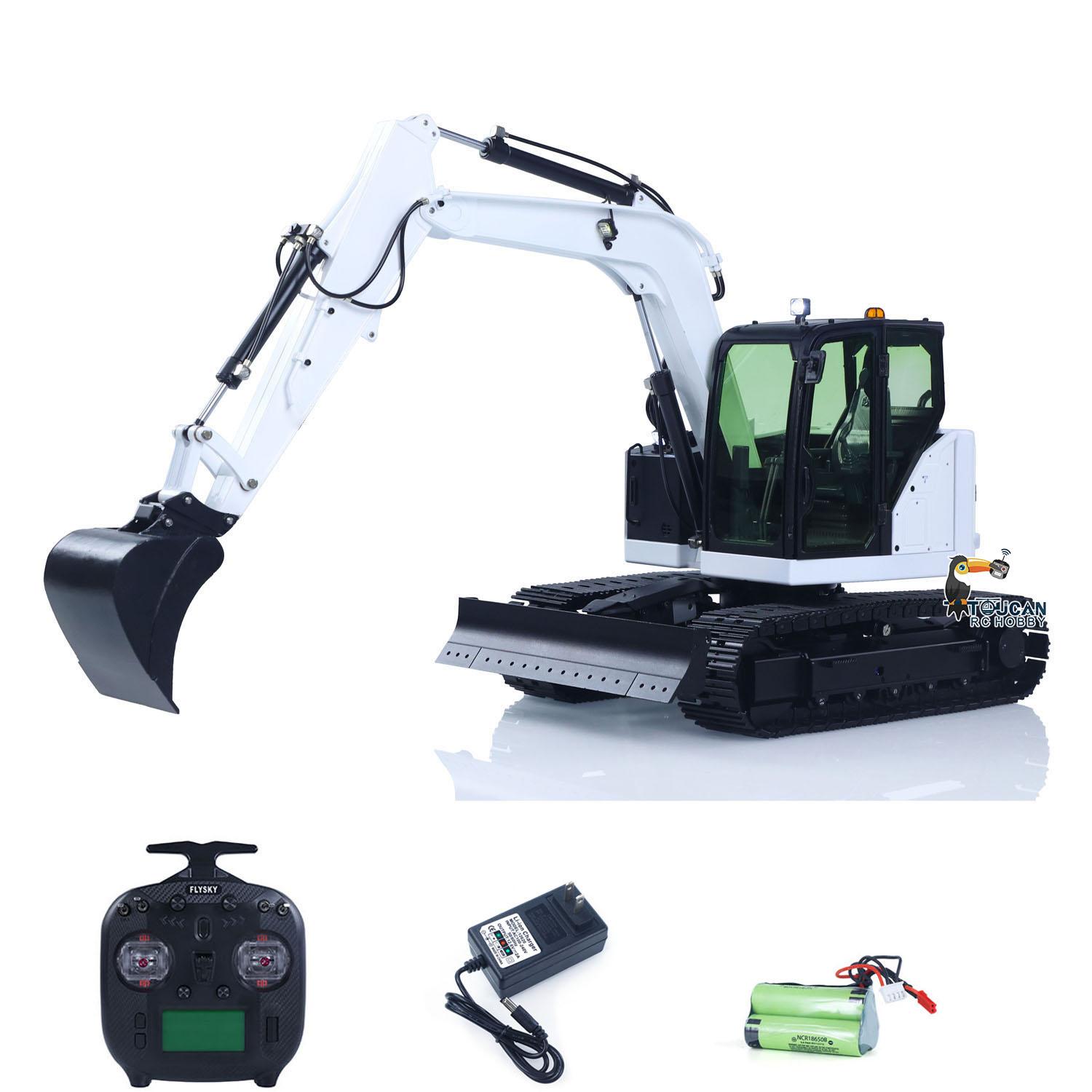 1/14 C308 3Valve 2Arms Hydraulic RC Excavator RTR Digger ST8 Radio Light Coupler