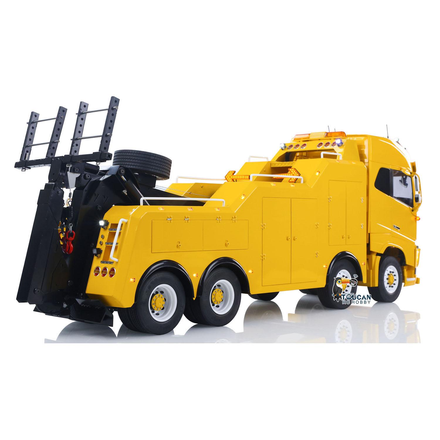 TOUCAN 8X4 1:14 FH16 RC Road Rescue Truck RTR 2Speed Vehicle Battery Smoke Sound