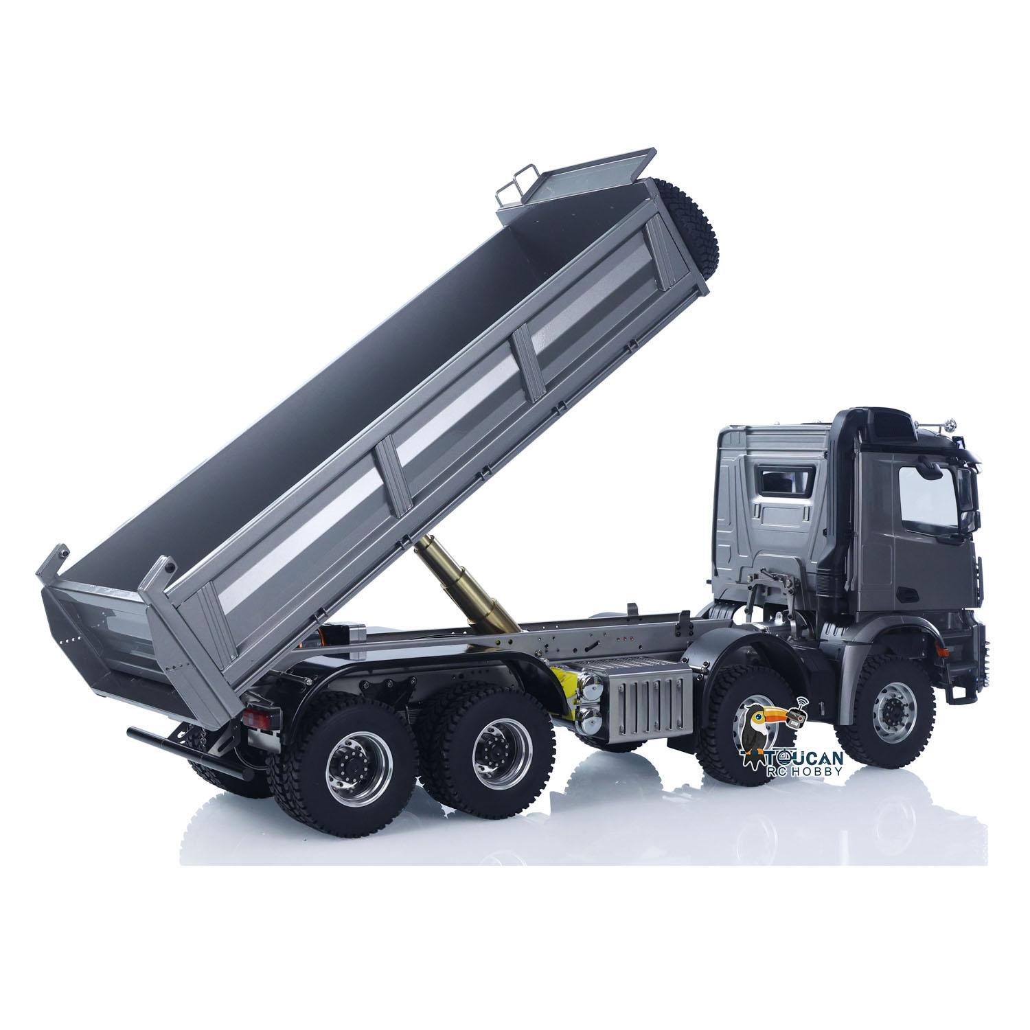 1/14 RC Hydraulic Dumper BZ 3363 8*8 2Speed Radio Control Tipper ESC ST8 Radio