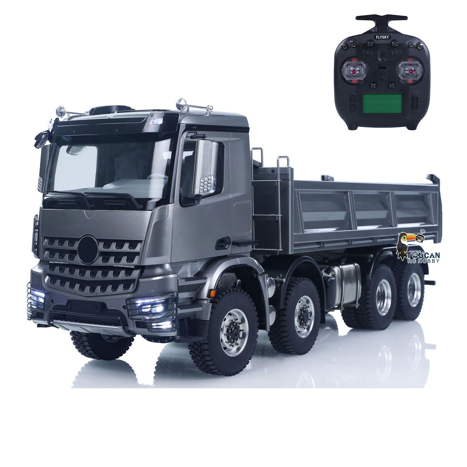 1/14 RC Hydraulic Dumper BZ 3363 8*8 2Speed Radio Control Tipper ESC ST8 Radio
