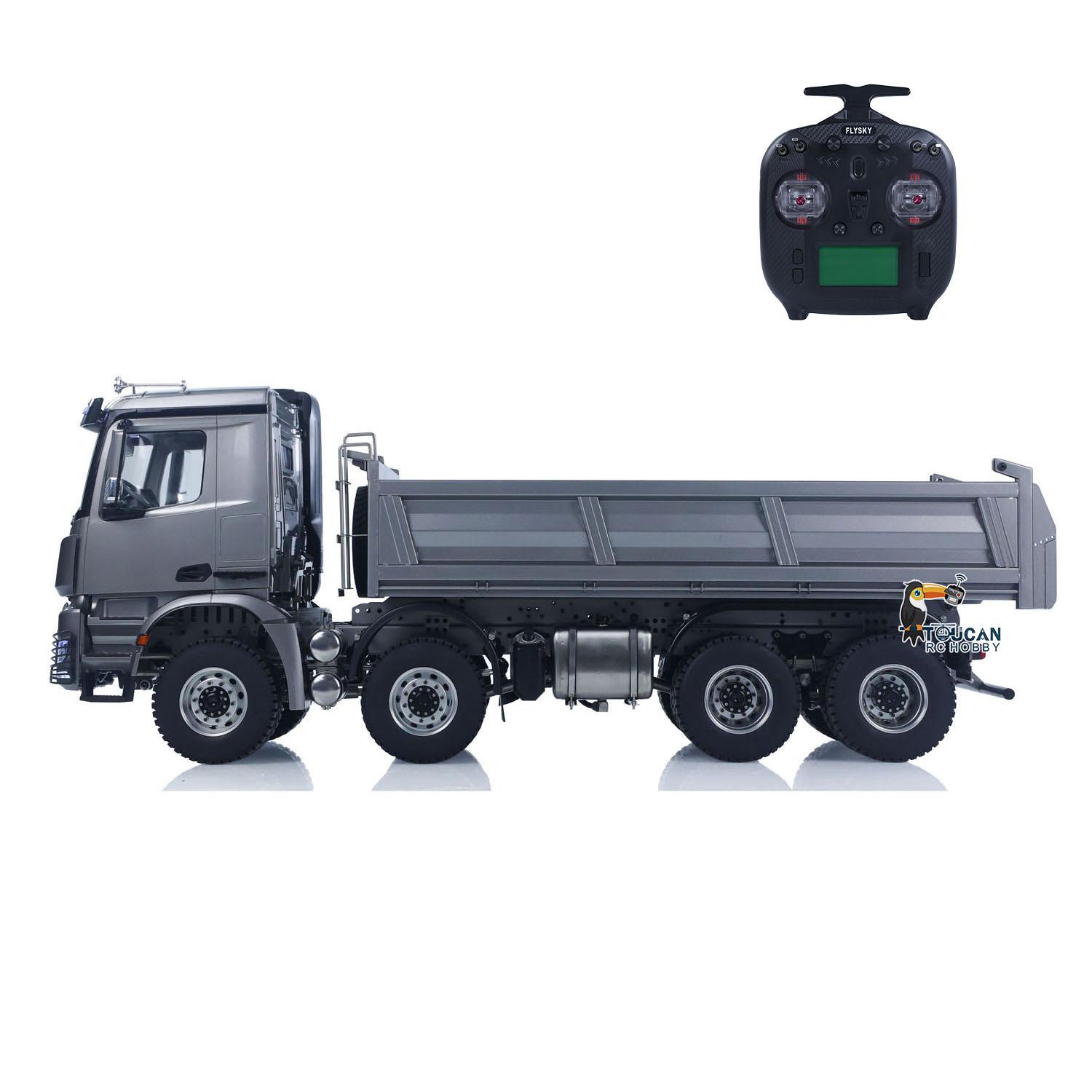 1/14 RC Hydraulic Dumper BZ 3363 8*8 2Speed Radio Control Tipper ESC ST8 Radio