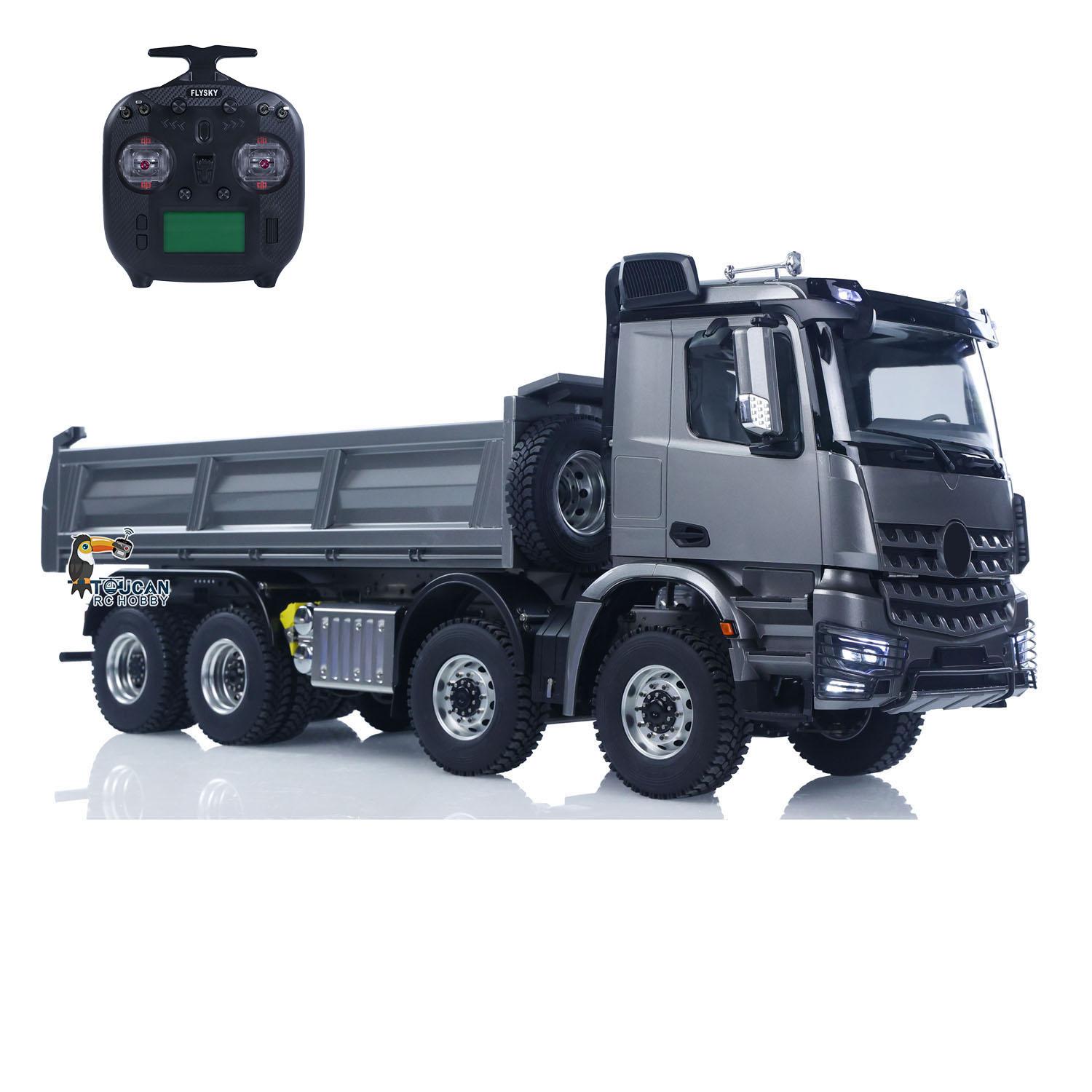 1/14 RC Hydraulic Dumper BZ 3363 8*8 2Speed Radio Control Tipper ESC ST8 Radio