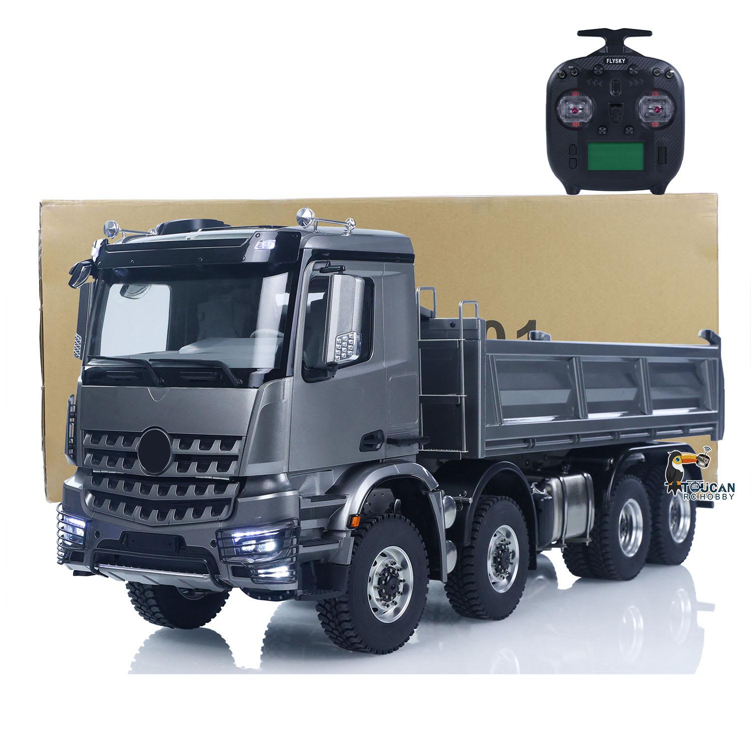 1/14 RC Hydraulic Dumper BZ 3363 8*8 2Speed Radio Control Tipper ESC ST8 Radio