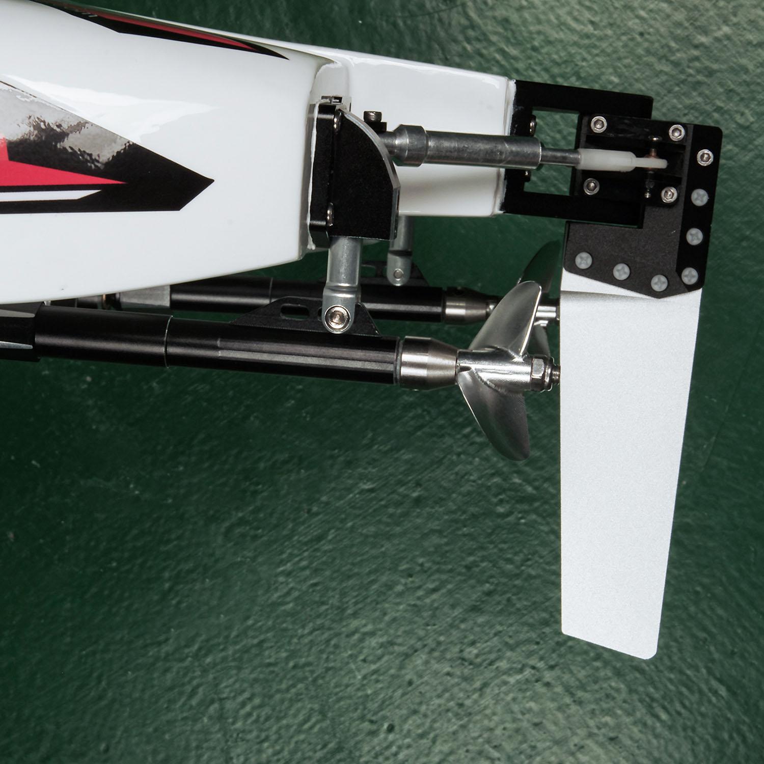 100KM/H RC Racing Boats DTRC E33 Model High Speed Boat Model Servo Dual Motor