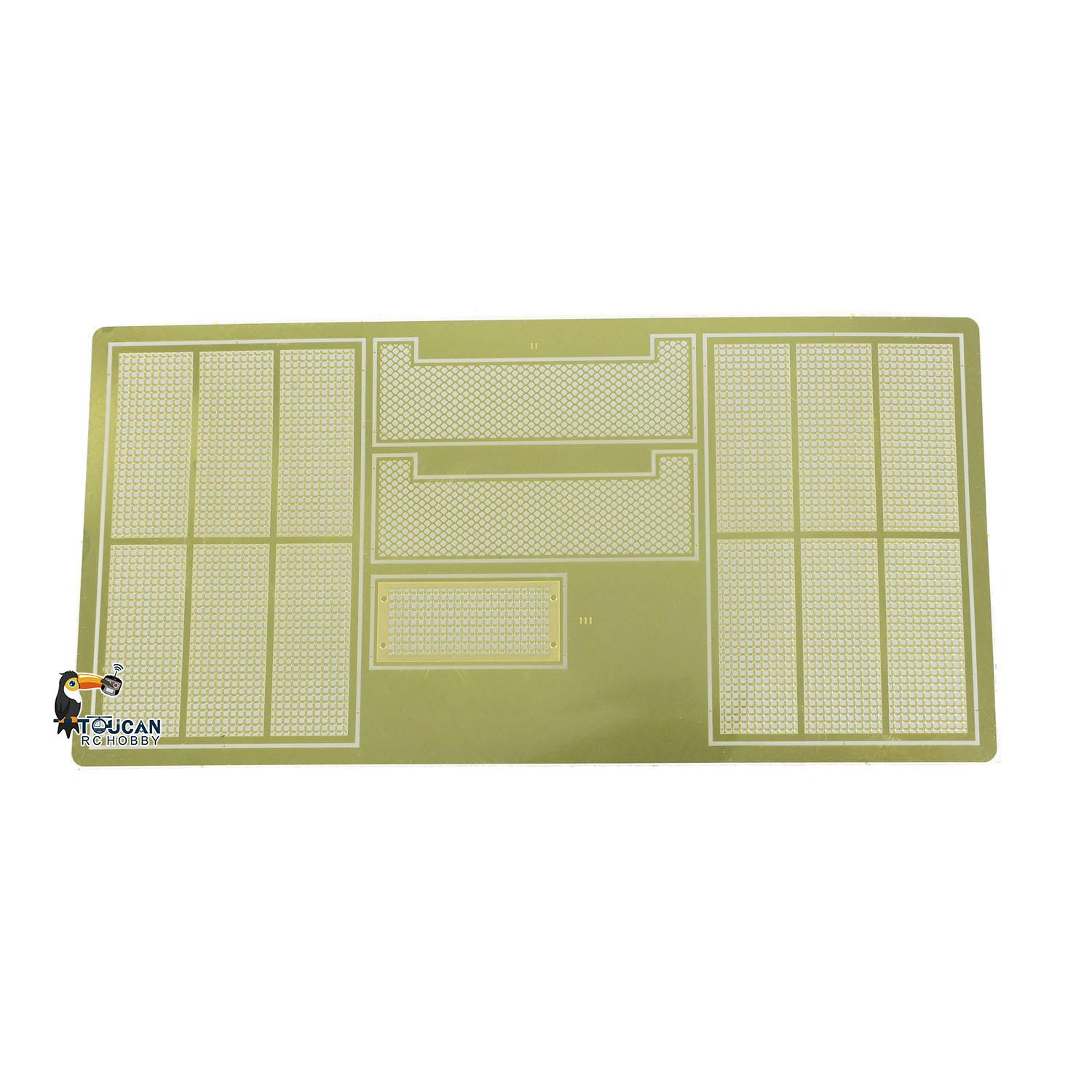 Upper Hull Metal Guard Plate Mudguard for 1/16 RC Tank Model 3939 3938 T72 T90