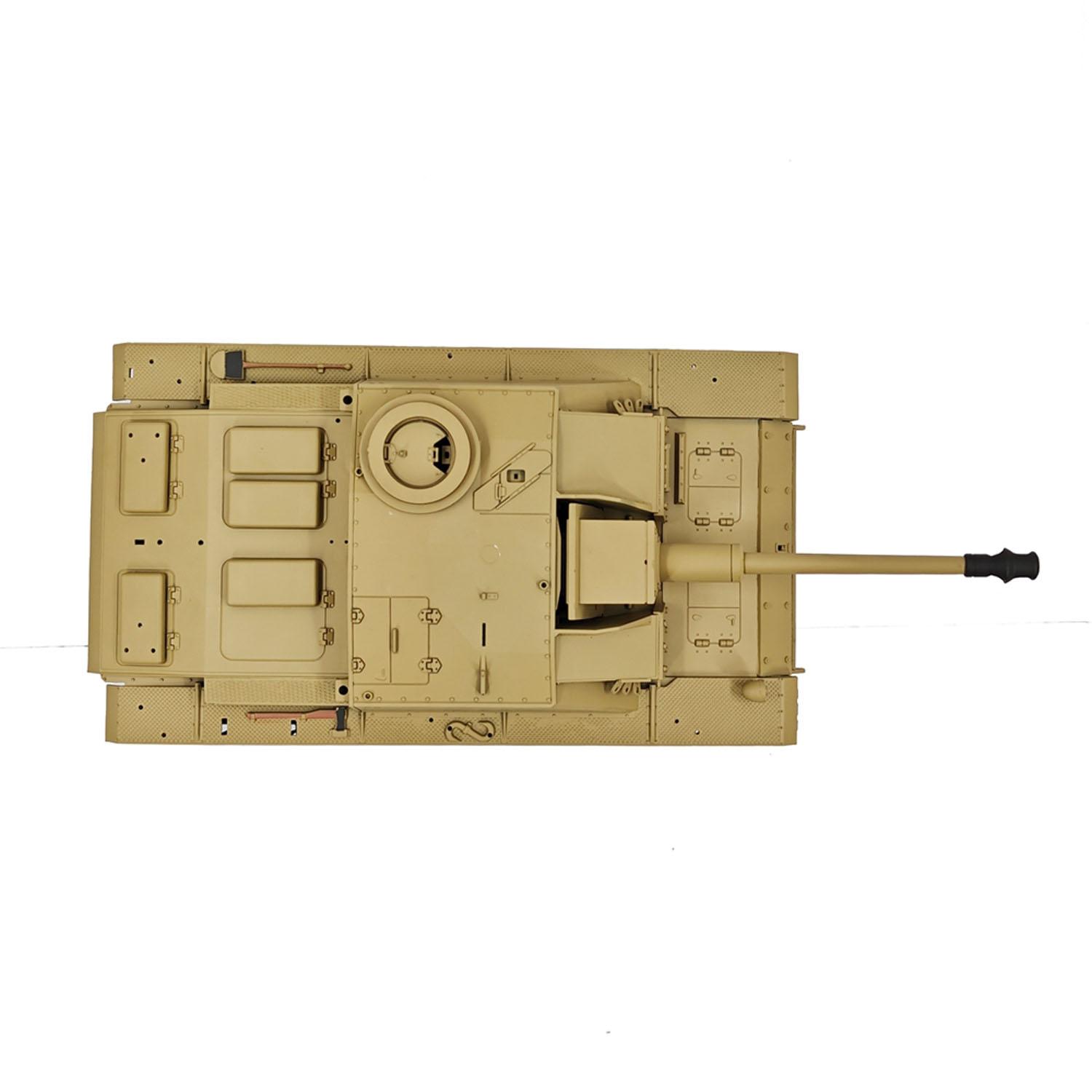 Henglong 1/16 7.0 Stug III RTR RC Tank Model 3868 BB IR Steel Gearbox Battery