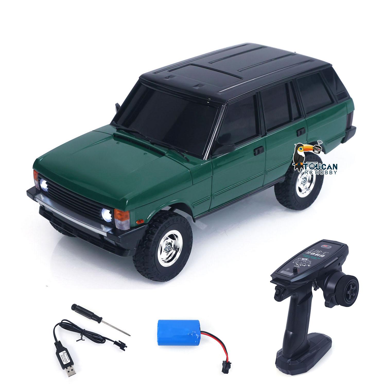 LDRC LD18401 4*4 RC Climbing Car 1/18 Rock Crawler Car Model RTR Brushed Motor