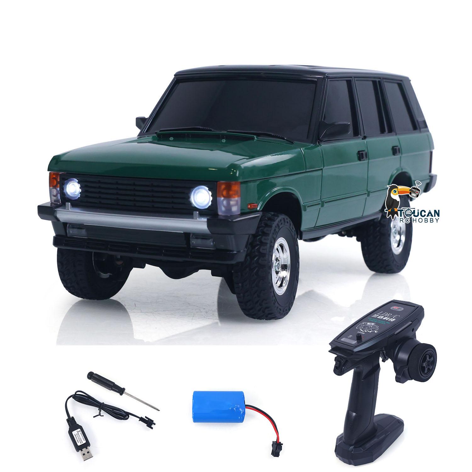 LDRC LD18401 4*4 RC Climbing Car 1/18 Rock Crawler Car Model RTR Brushed Motor