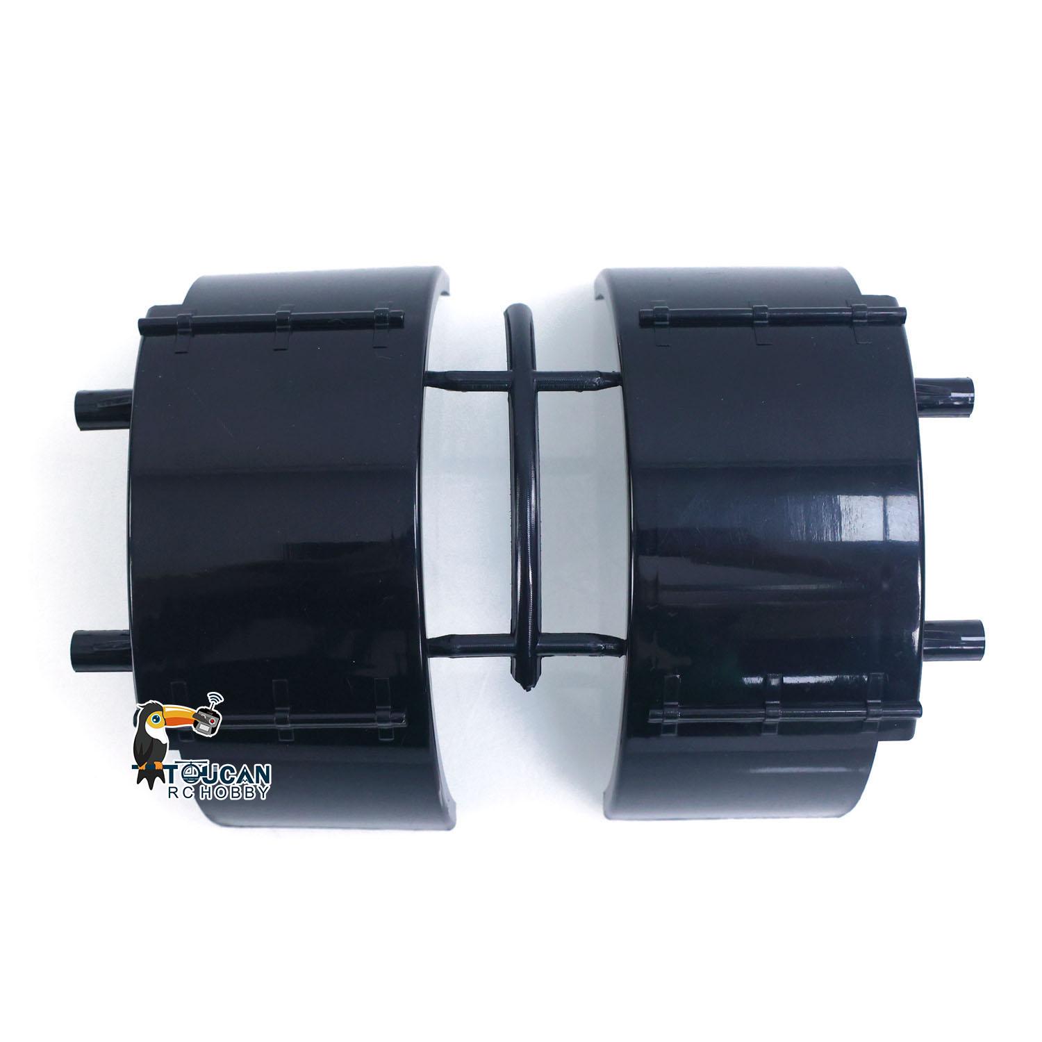 TOUCANRC 1/14 Chassis Flatbed Semi Trailer for RC Tamiya Tractor Truck Model