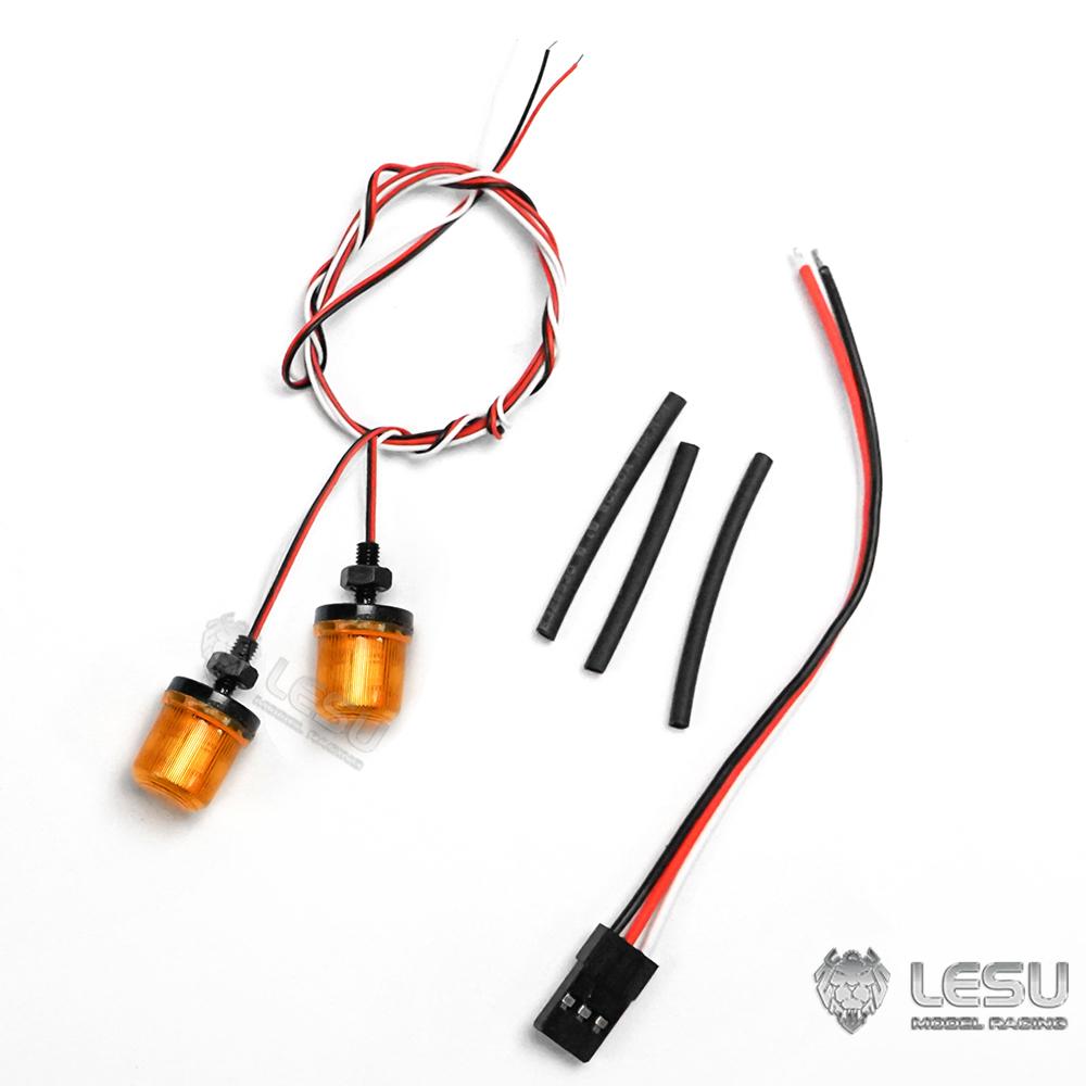 LESU 1/14 RC Rotating Caution Light Telltale Lamp for Tamiya Tractor Truck Model