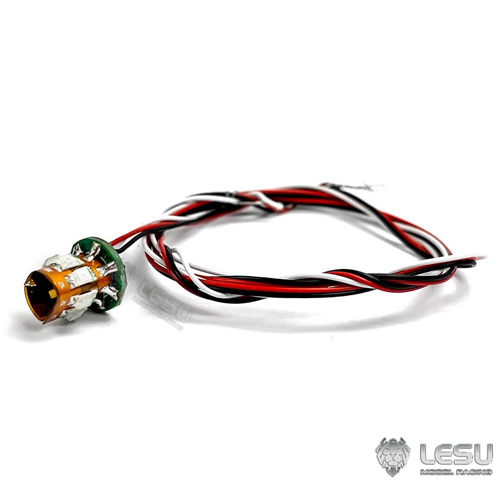 LESU 1/14 RC Rotating Caution Light Telltale Lamp for Tamiya Tractor Truck Model