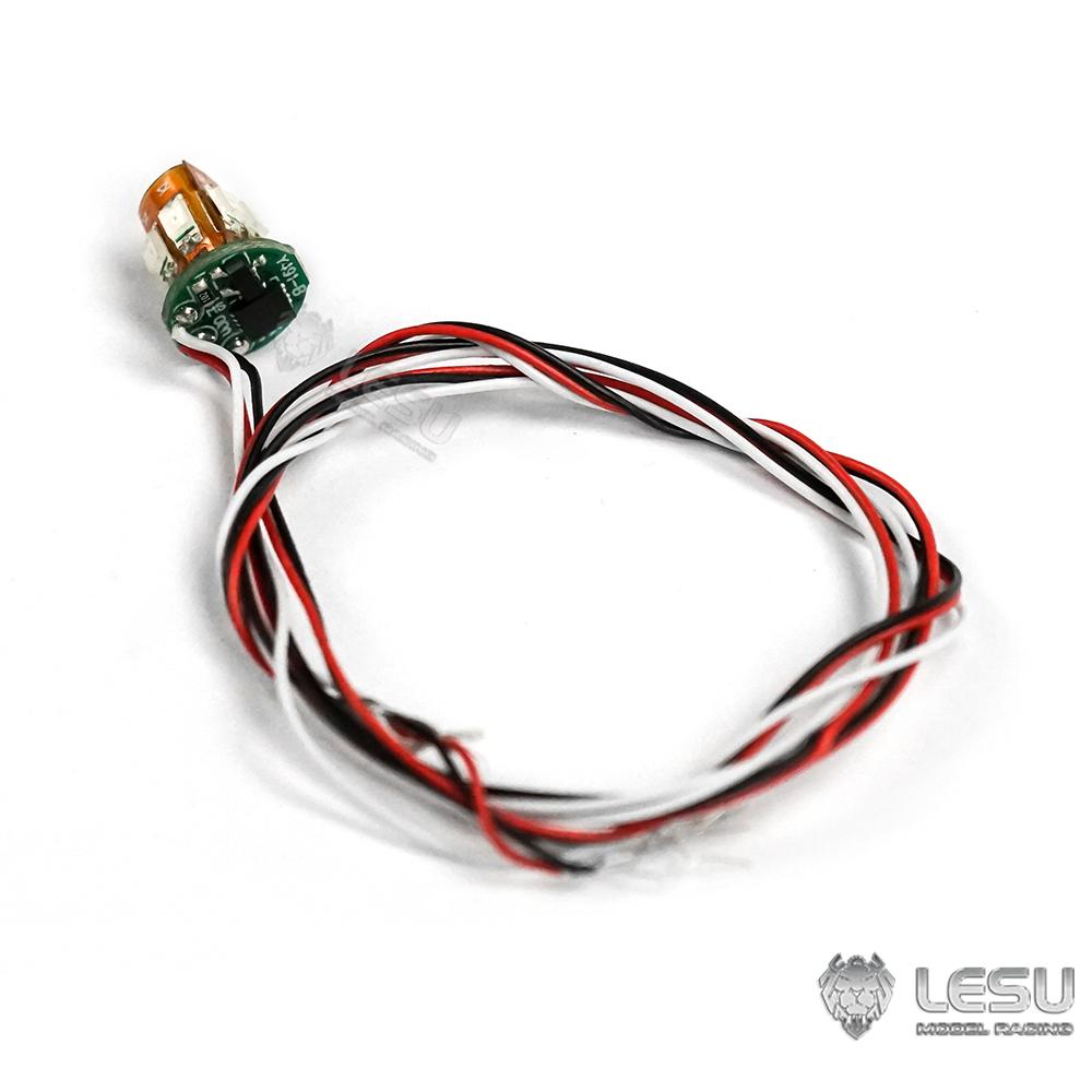 LESU 1/14 RC Rotating Caution Light Telltale Lamp for Tamiya Tractor Truck Model