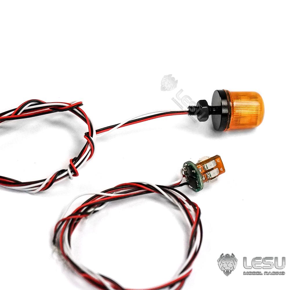 LESU 1/14 RC Rotating Caution Light Telltale Lamp for Tamiya Tractor Truck Model