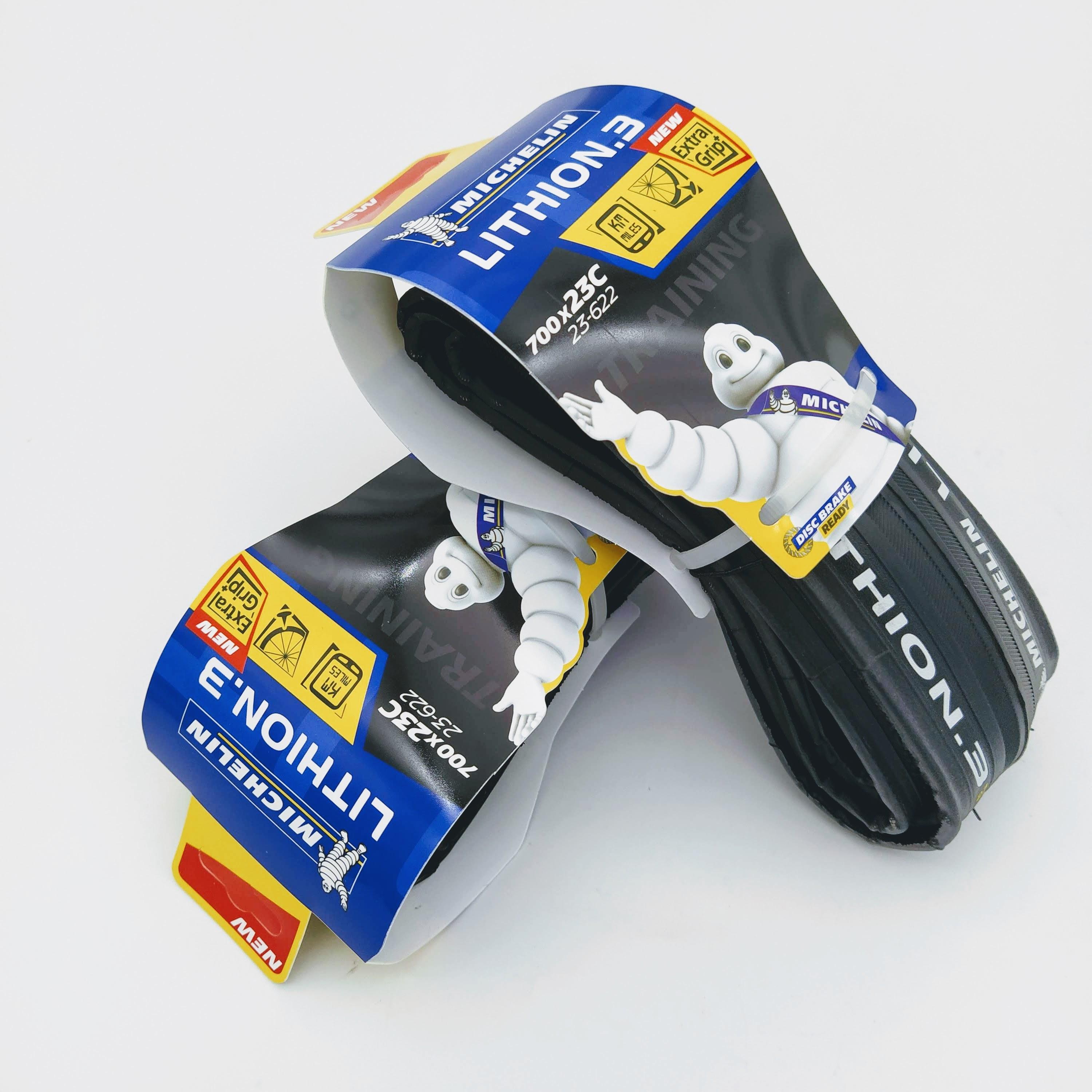 Michelin Lithion Ruote 700 X 23 Michelin Lithion 700 X 23c Extra Grip Road  Bike Folding Race