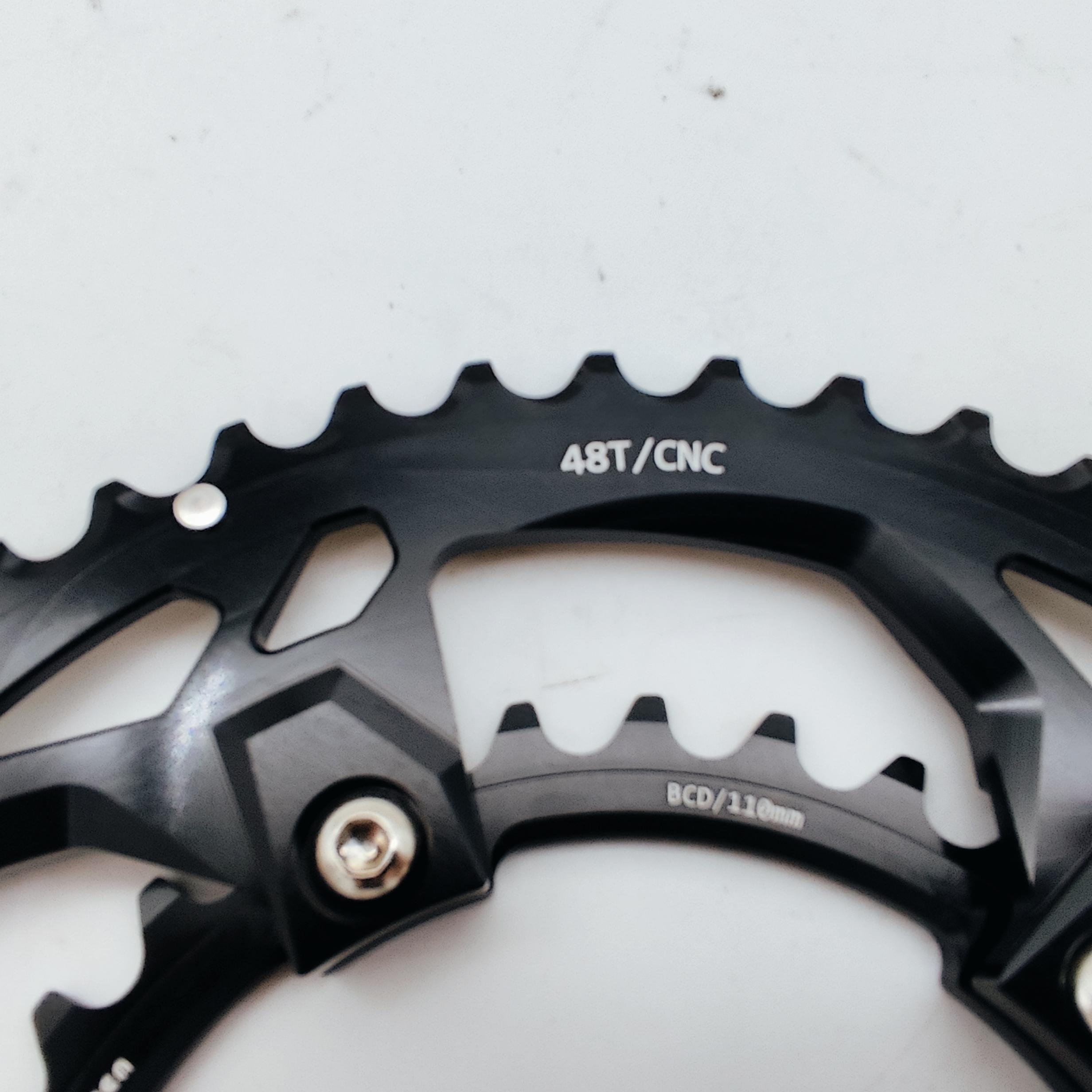 bikinGreen CNC Road Chainring 48/31T BCD 110mm 5 Bolts 10-11