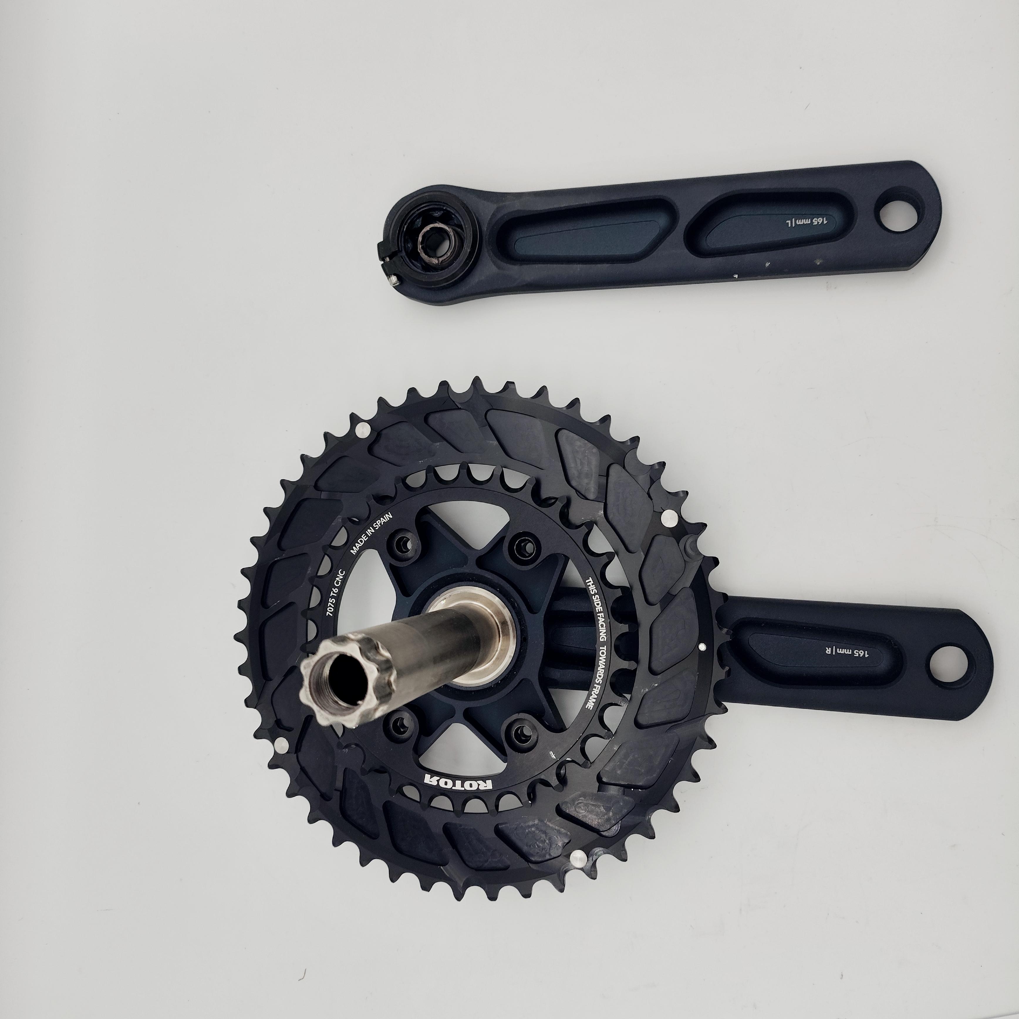 Rotor NS24 Road Crankset 46-30T 165mm 10-11 Speed Spindle