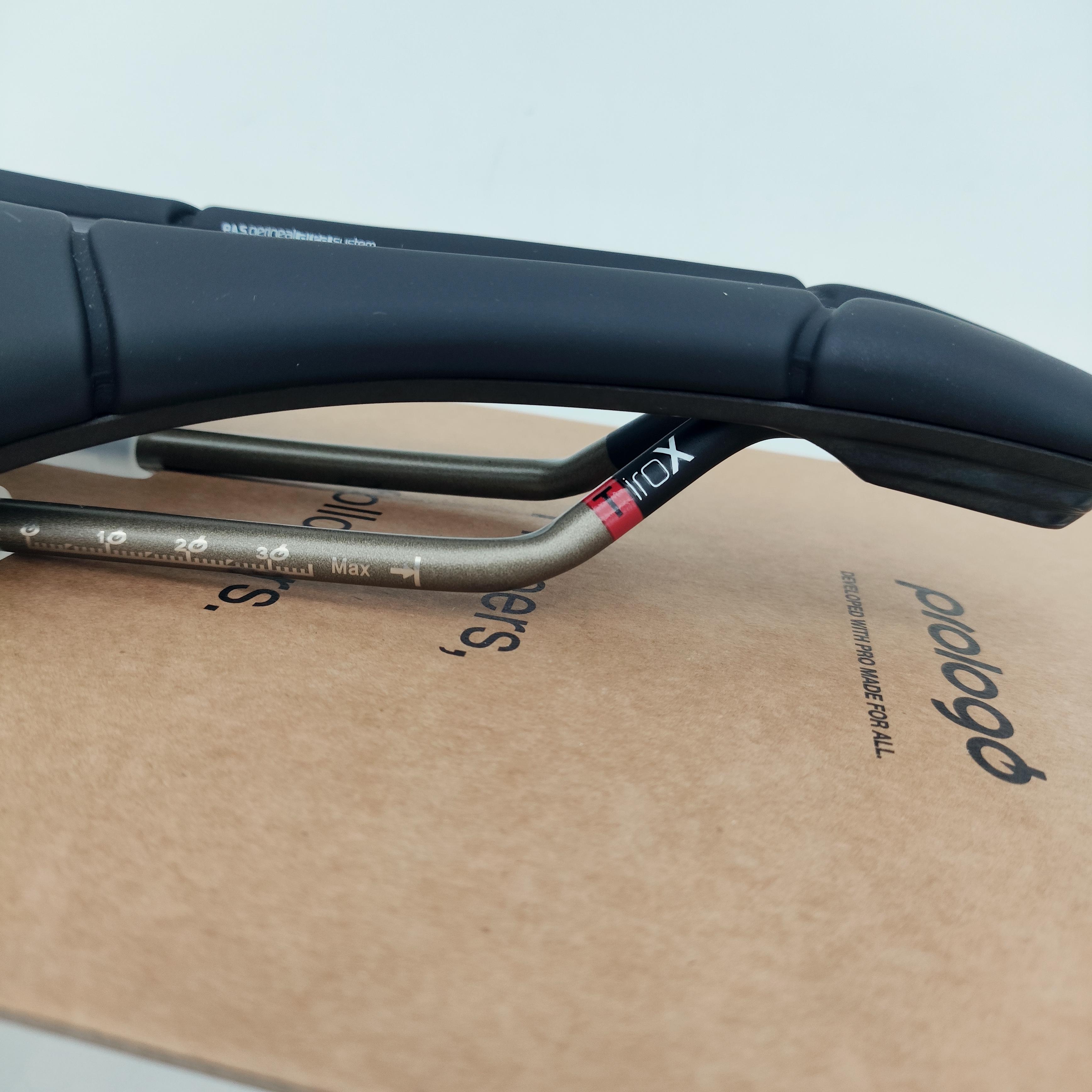 Prologo Scratch M5 Pas Triathlon Bicycle Saddle Tirox Rail MTB