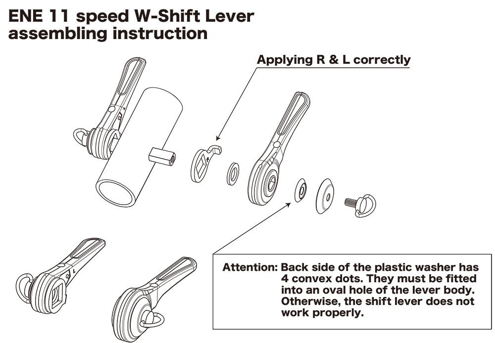 Dia Compe ENE Leva Cambio Pollice - 11 Velocità - Destra - Foto 13